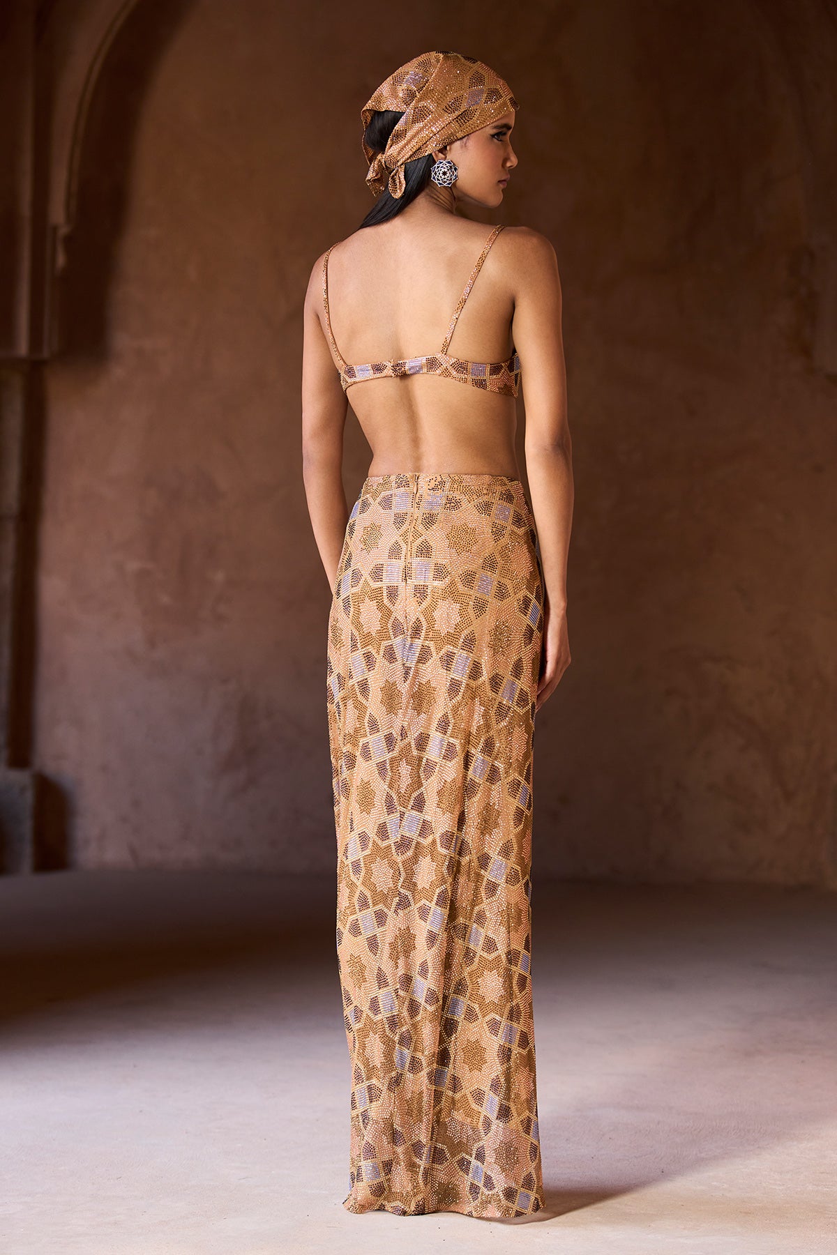 Safa Cape and Skirt Set