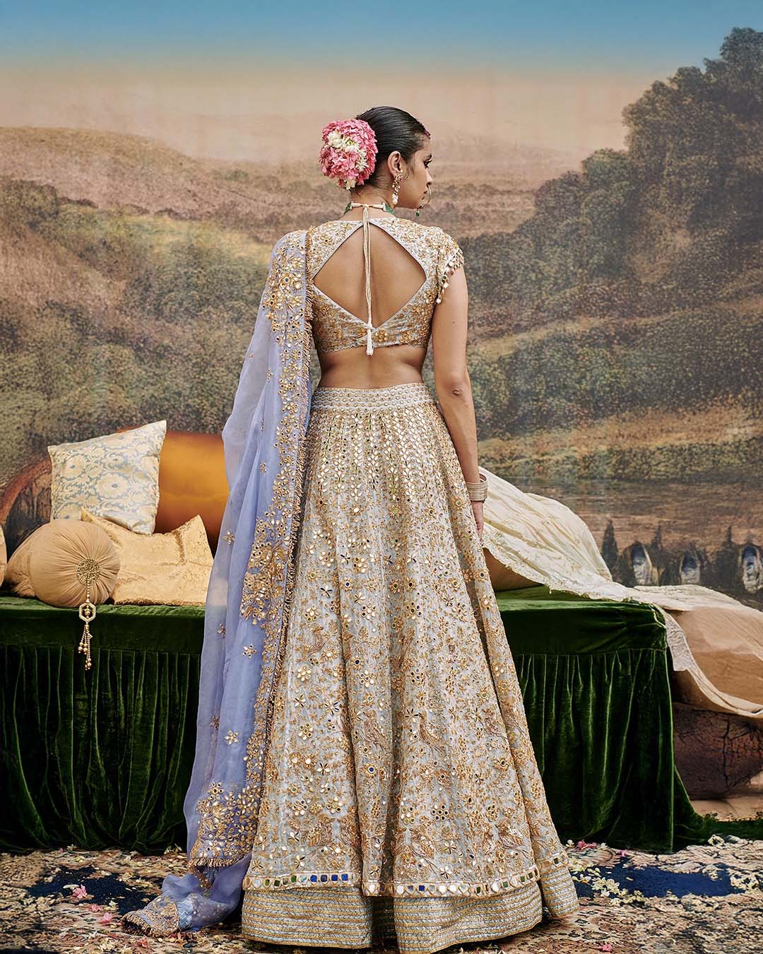 Khwab Sitara Lehenga with Single Dupatta