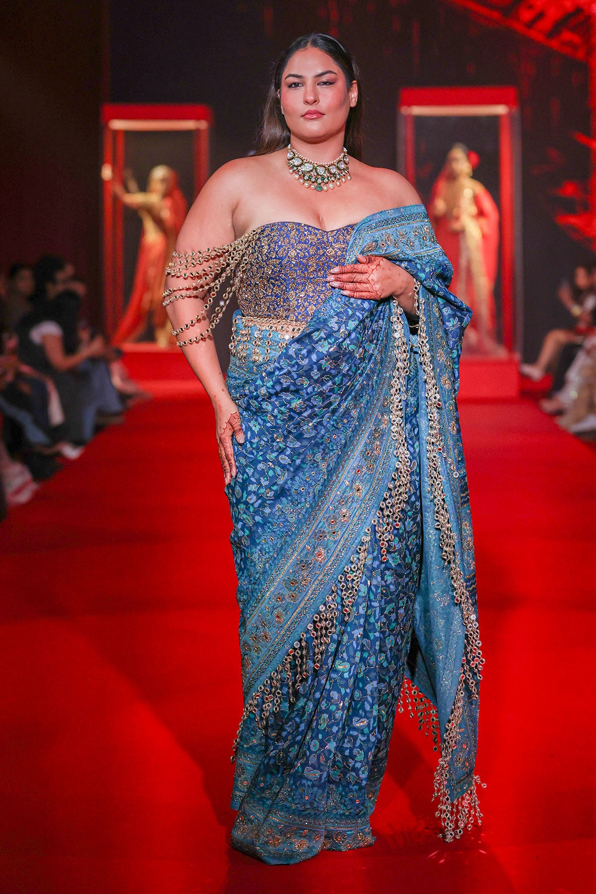 Neelambari Saree Set