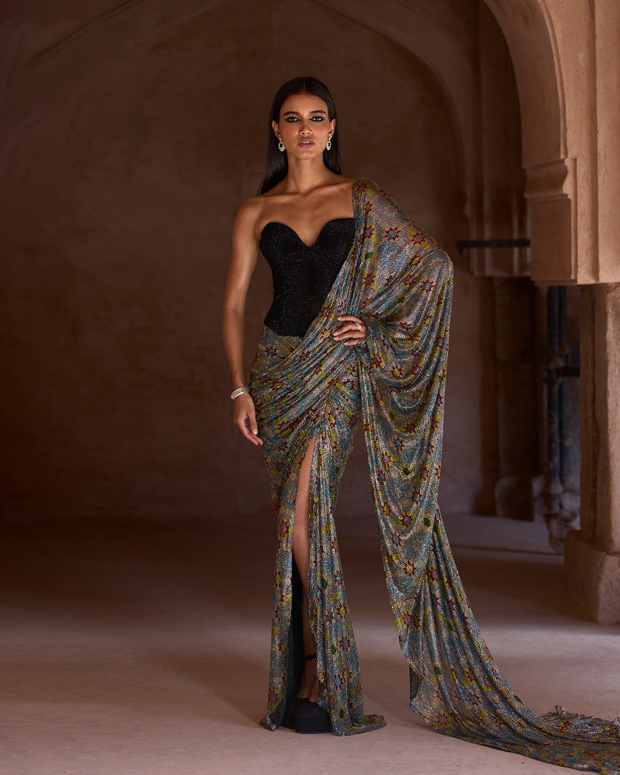 Sana Corset Saree Set