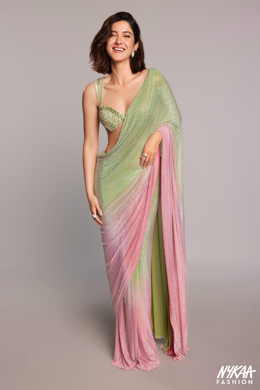 Shanaya Kapoor in Aaliyah Saree Set