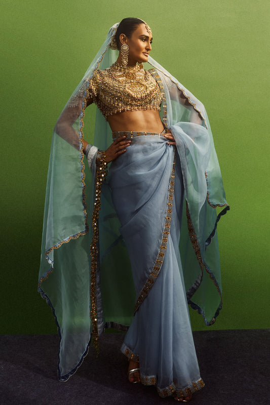 Neelambara Saree Set