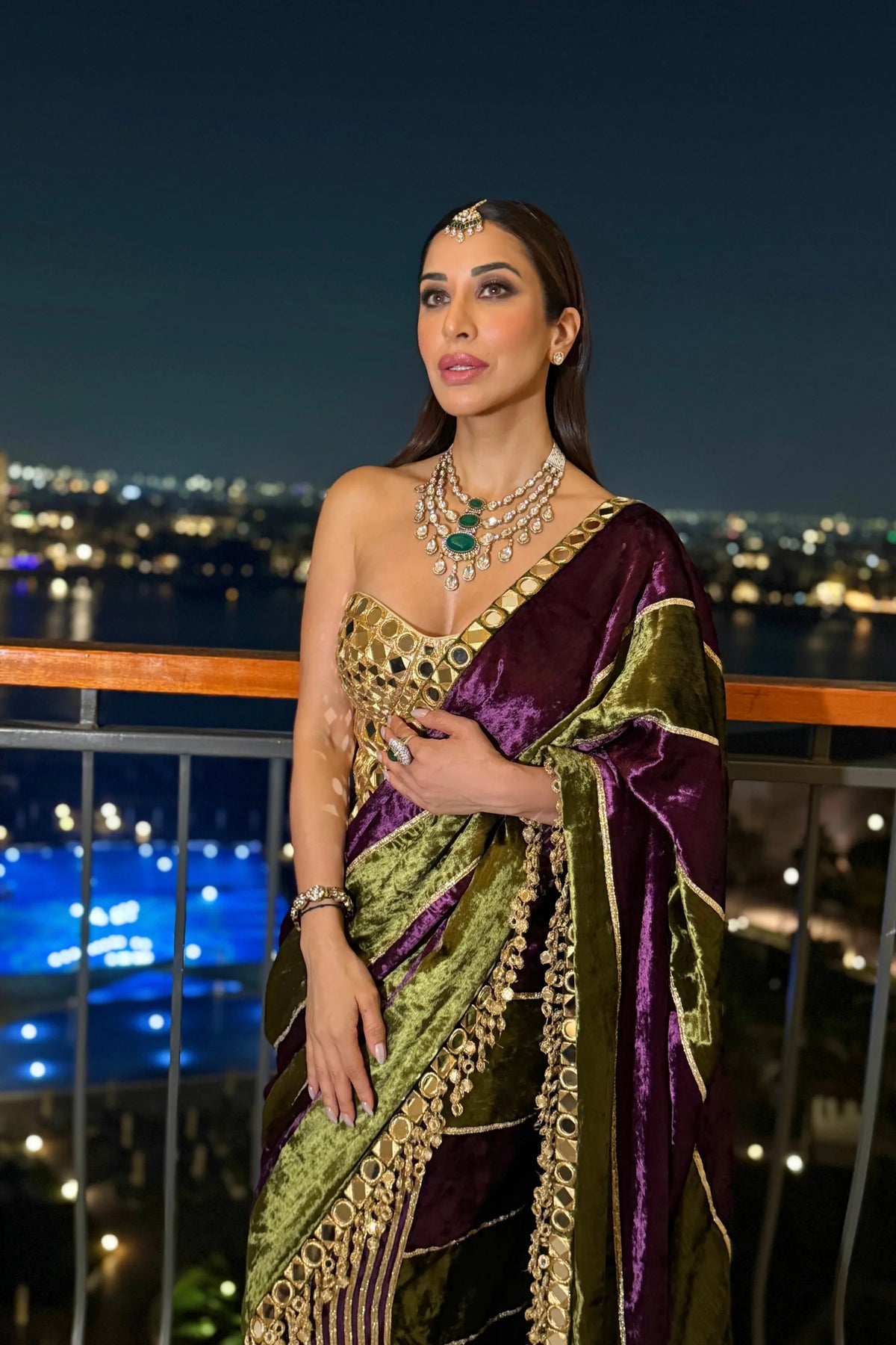 Sophie Choudry in Jahan-e-ishq Saree