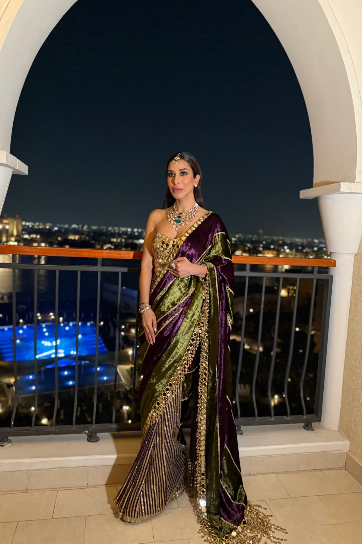 Sophie Choudry in Jahan-e-ishq Saree
