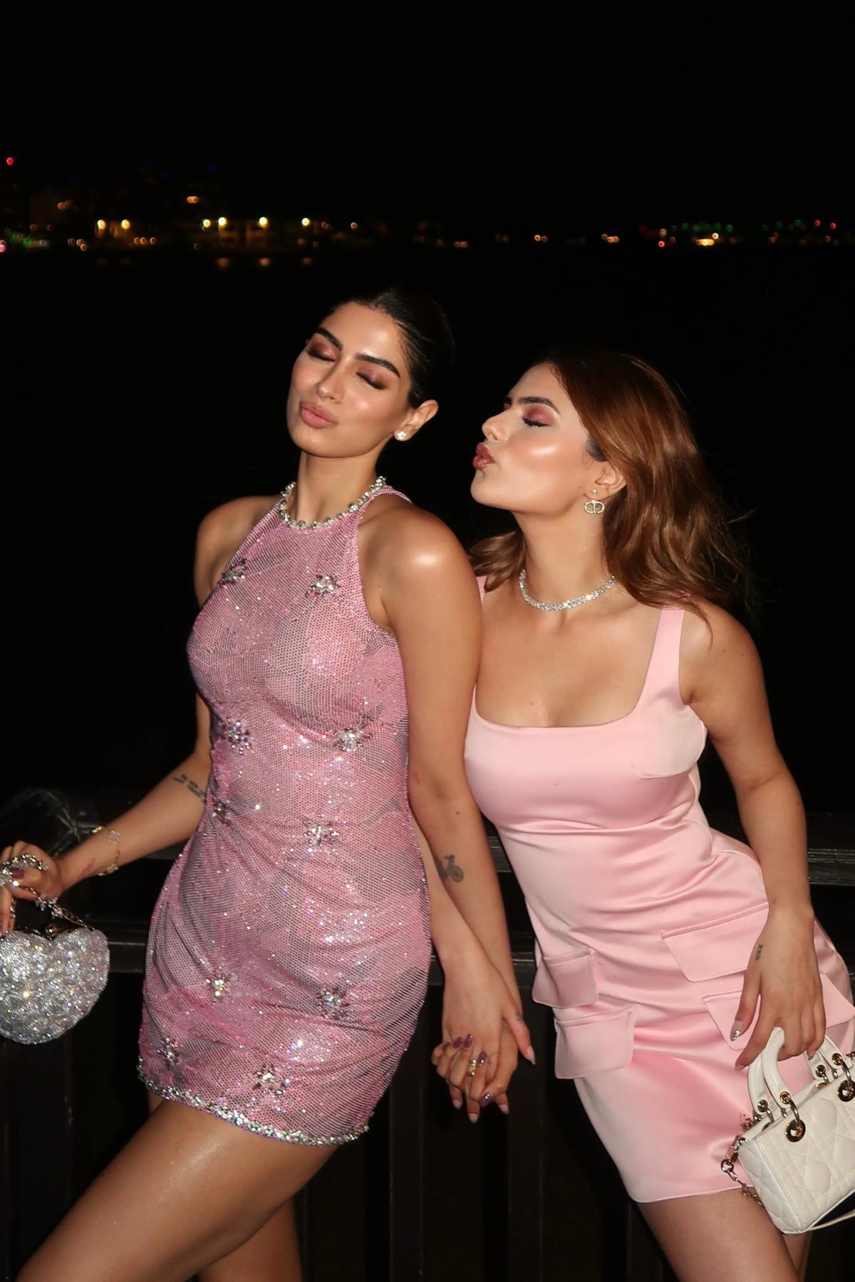 Khushi Kapoor in Iris Rose Mini Dress
