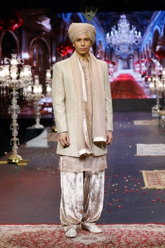 Gulzar Open Jacket Set