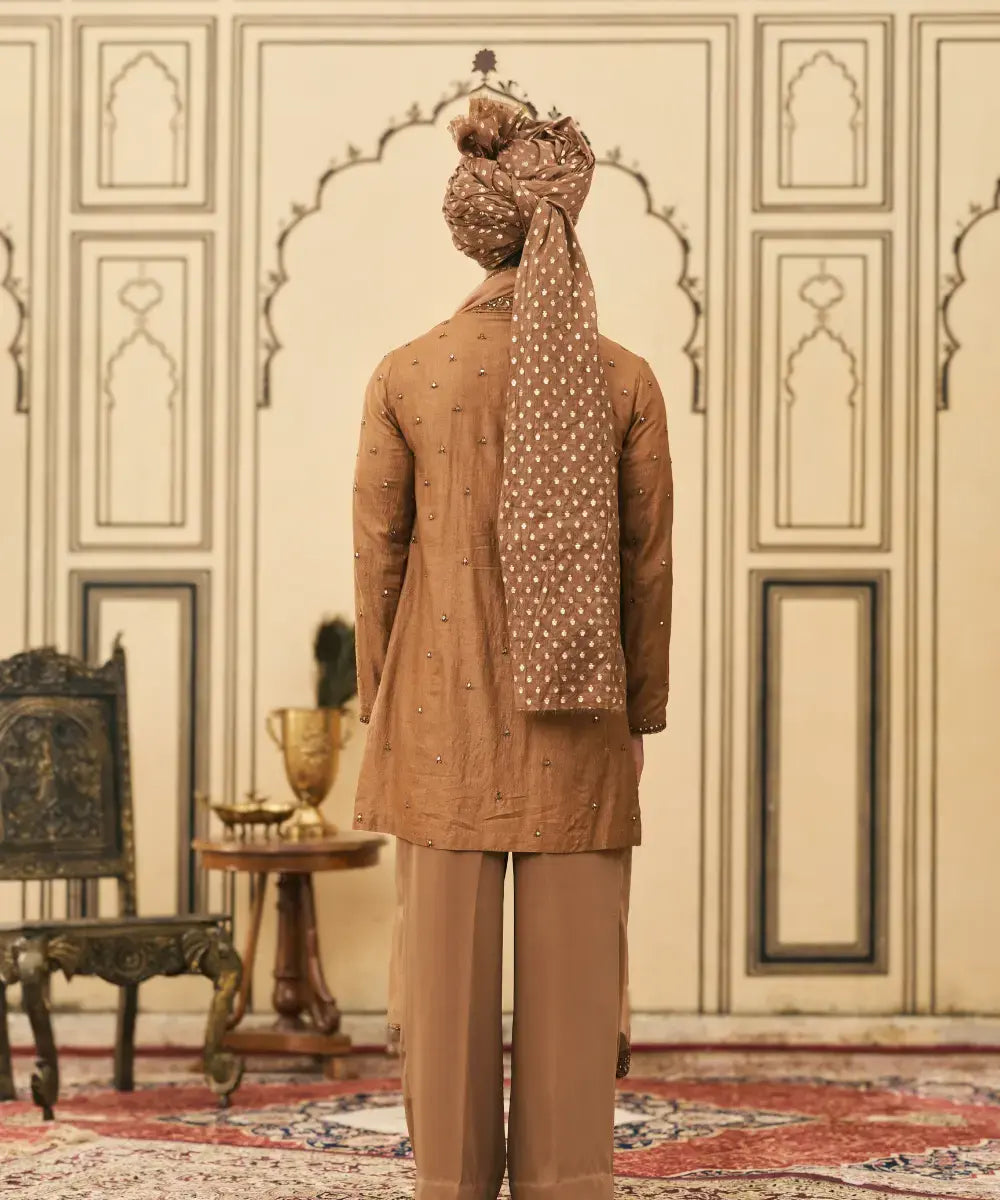 Sarson-Kaphila Tussar Silk Kurta Set