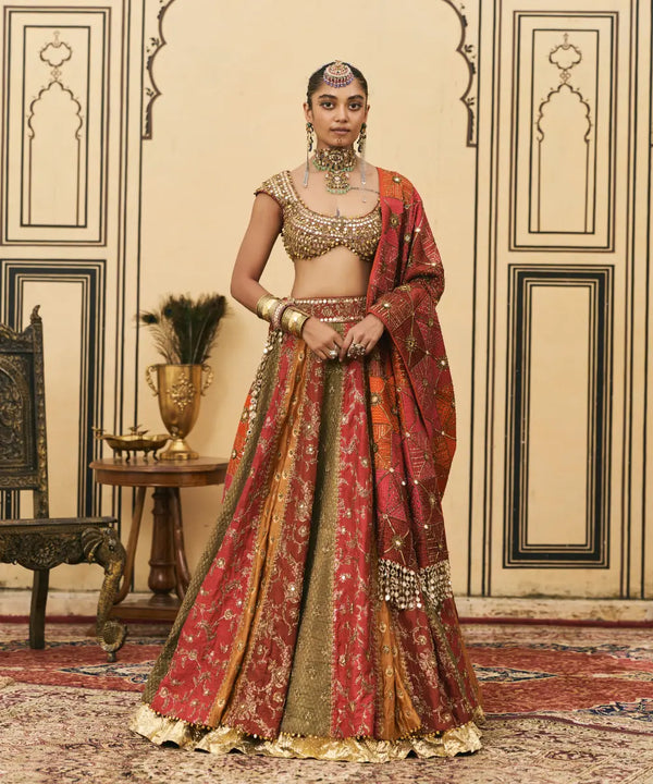 Multicolor Brocade