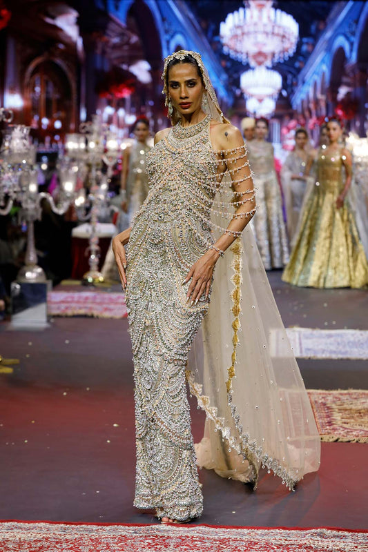 Sheeshmahal Jadau Gown