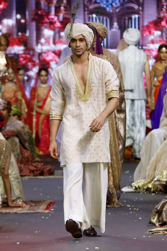 Shehzaad Ivory Kurta Set