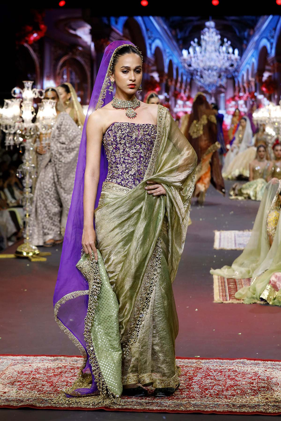 Neelrang Saree Set