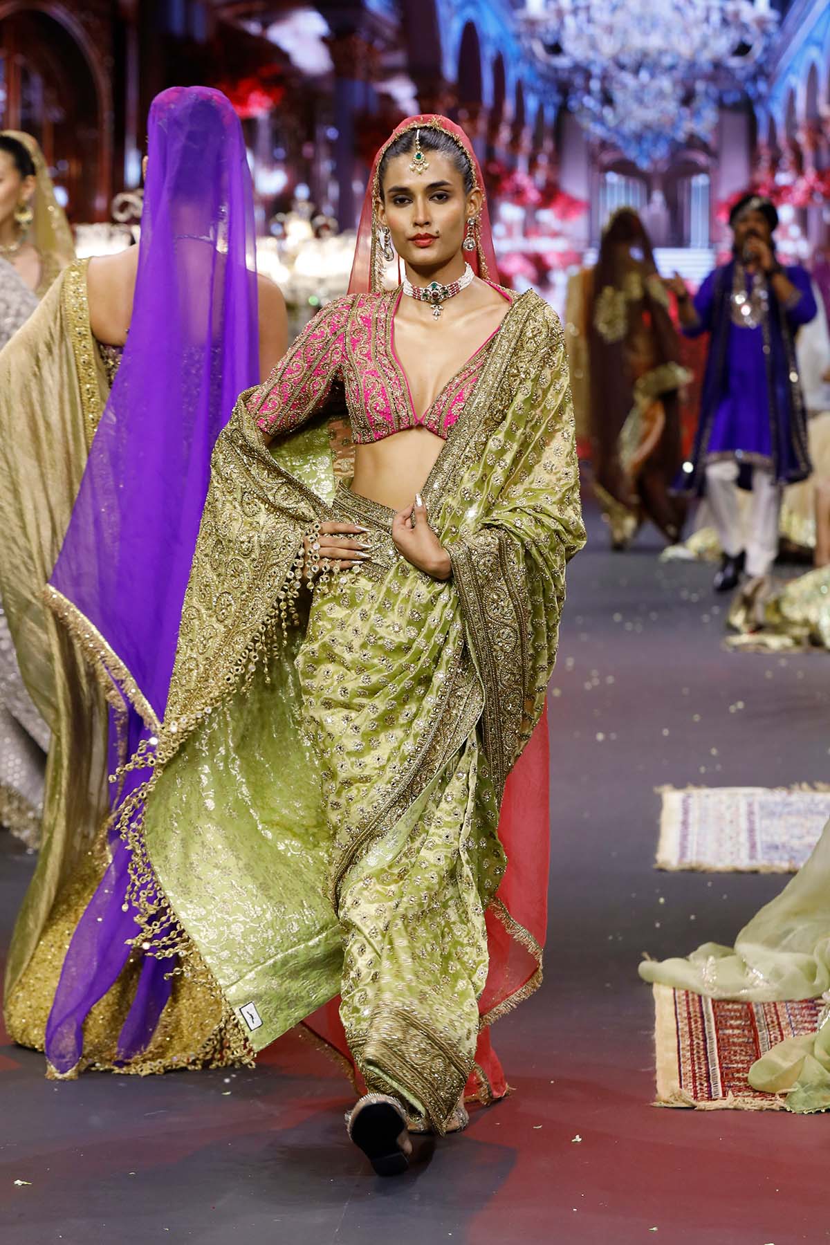Gulnaar Zareen Saree Set