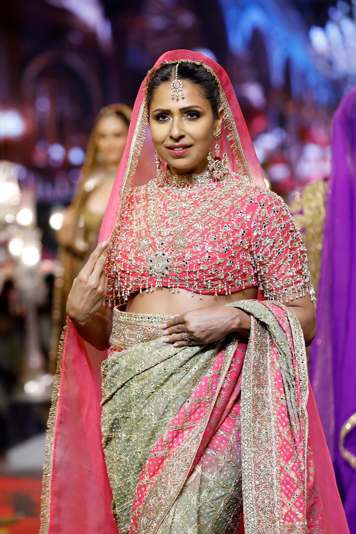 Gulnaar Ombré Saree Set