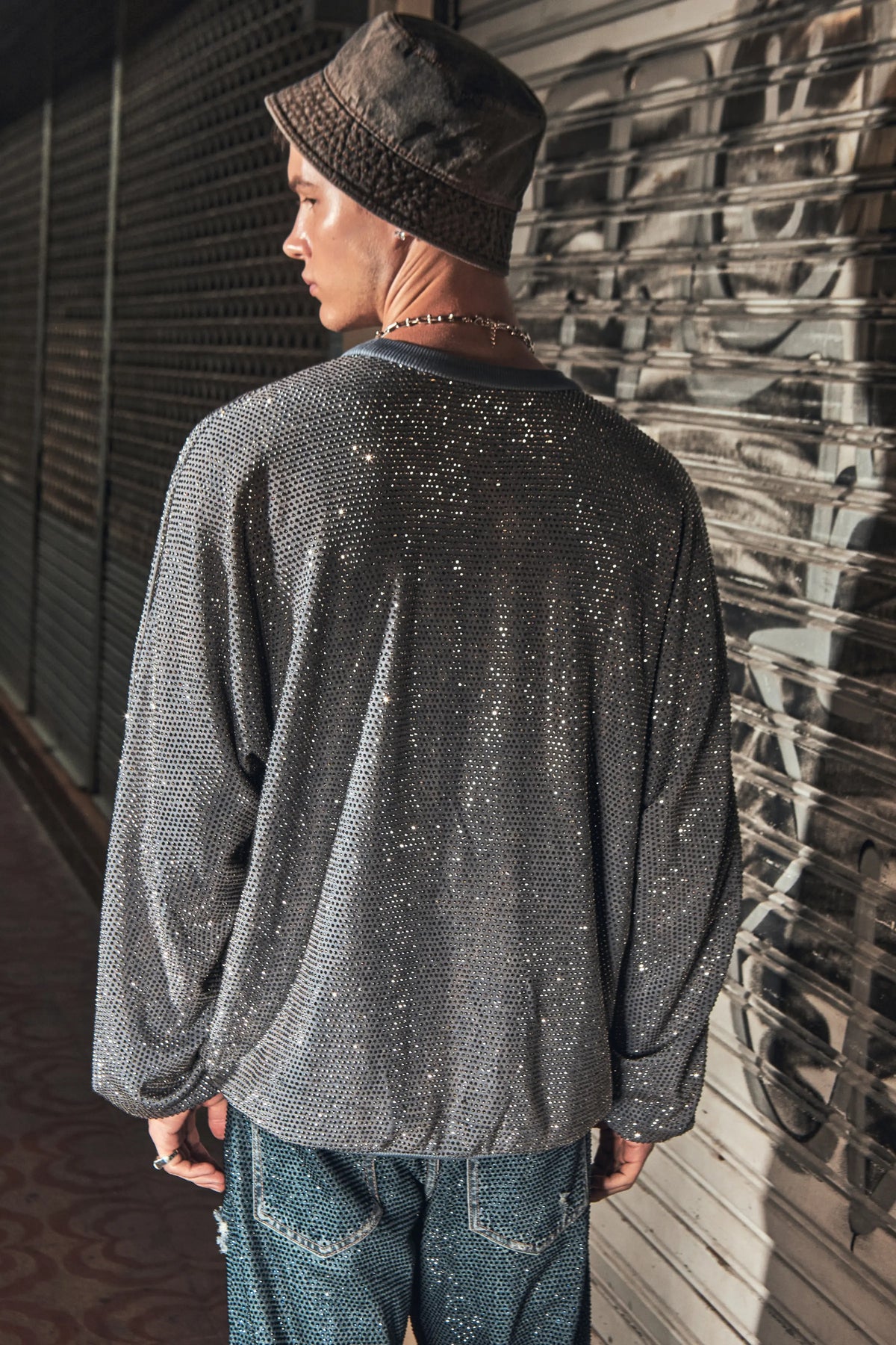 Noir Sweatshirt Set