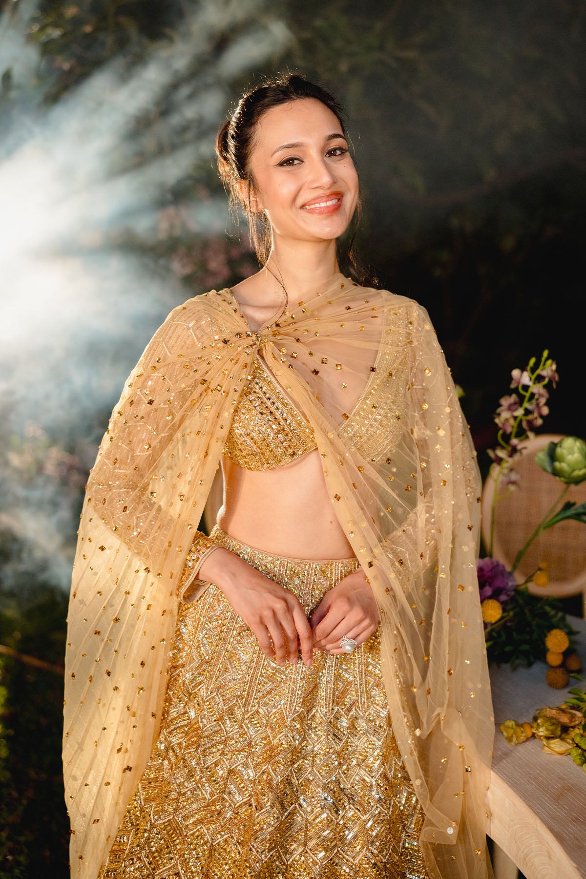 Golden Reverie Lehenga Set