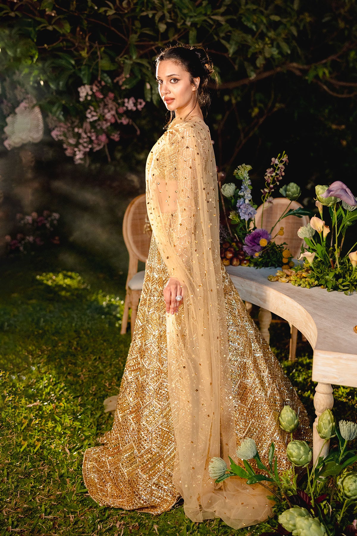 Golden Reverie Lehenga Set