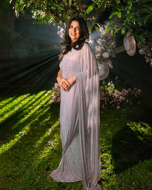 Lilac Lumina Drape Set