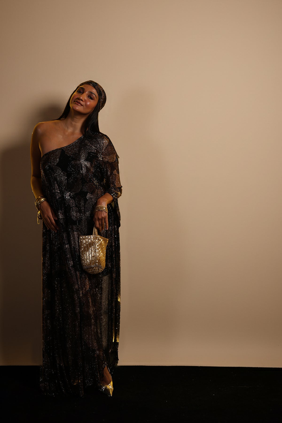 Aaliya amrin in Zeina Kaftan Dress