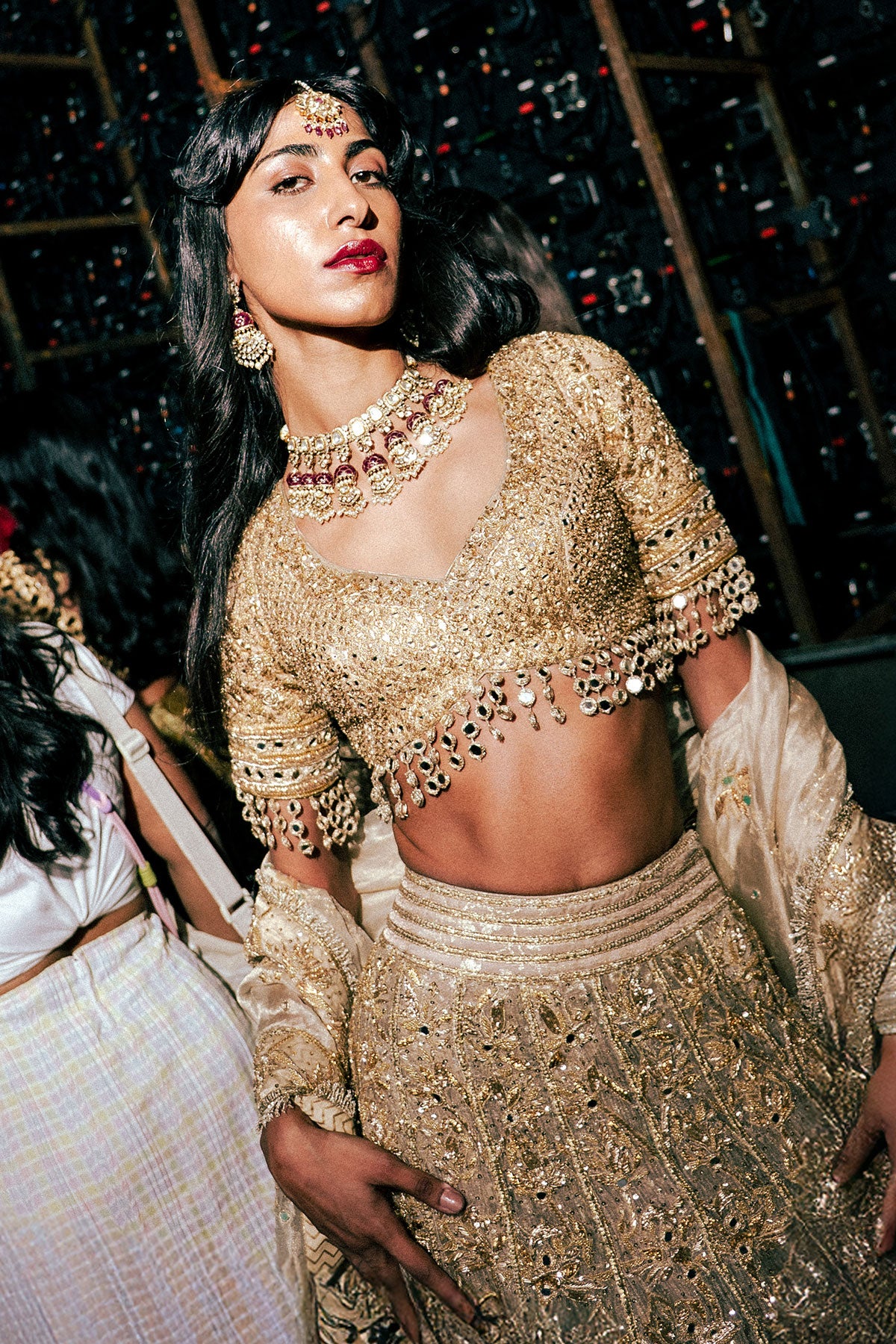 Mangalmurti lehenga
