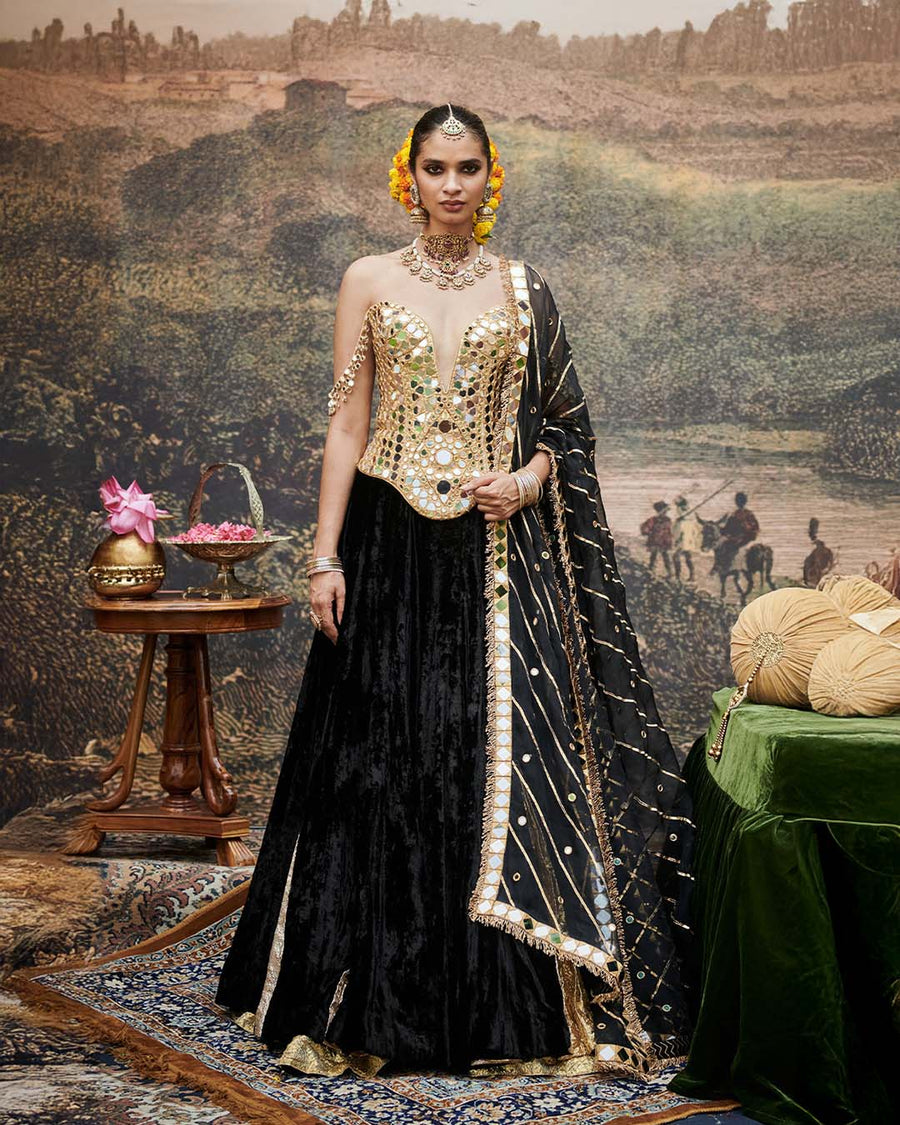 Surmayi Lehenga