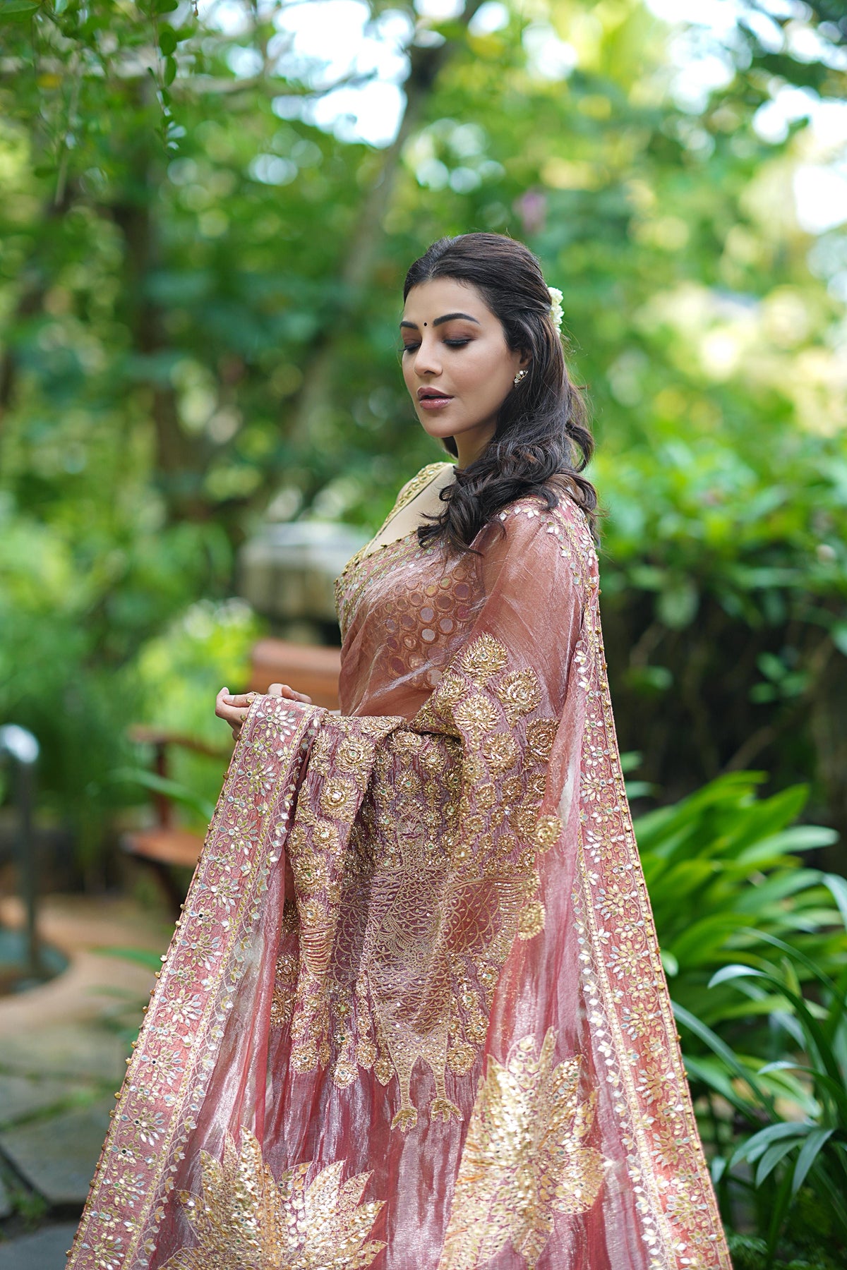 Kajal Aggarwal in Mayur Shilp Saree