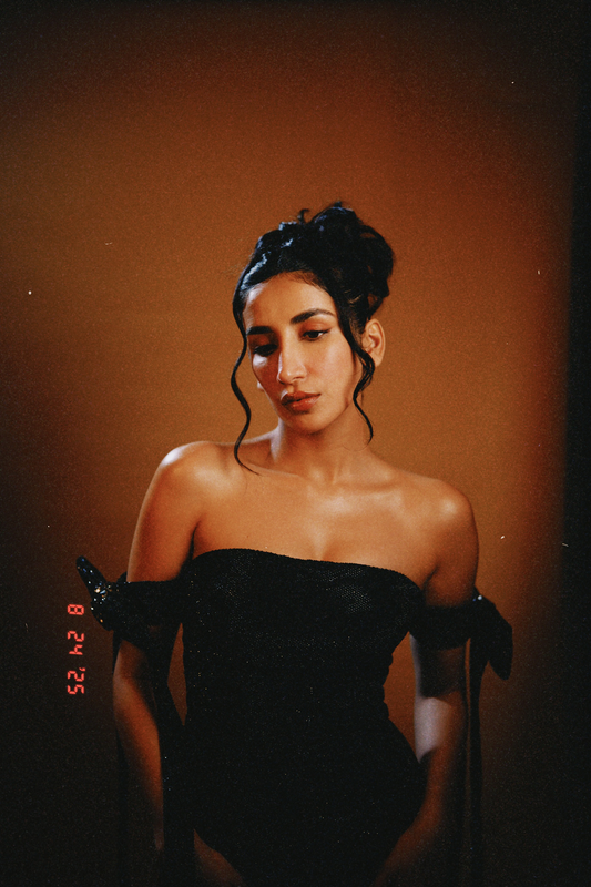 Parul Gulati in Mira Black Mini Dress