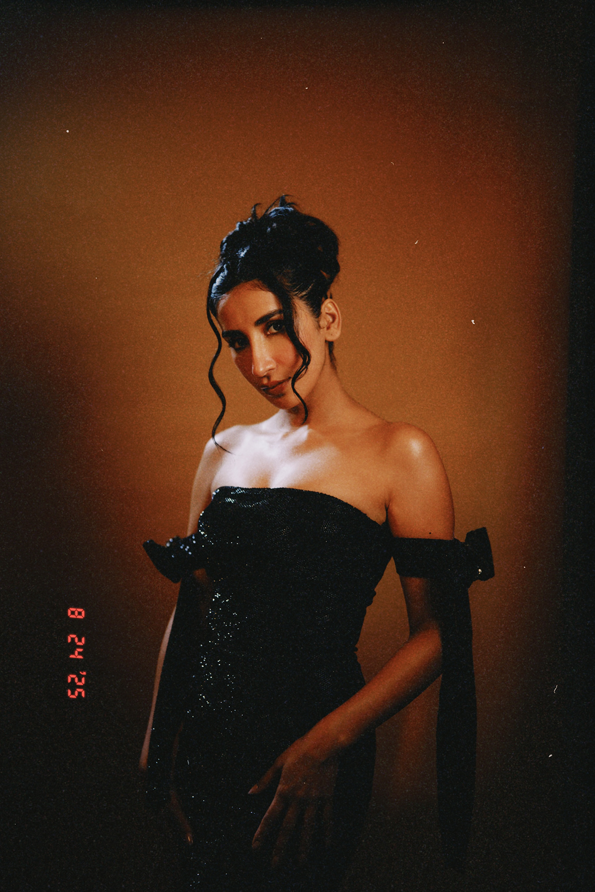 Parul Gulati in Mira Black Mini Dress