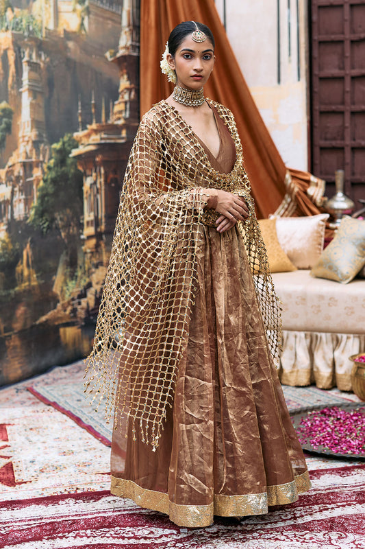 Kanthi Anarkali and Sheeshya Veil Set