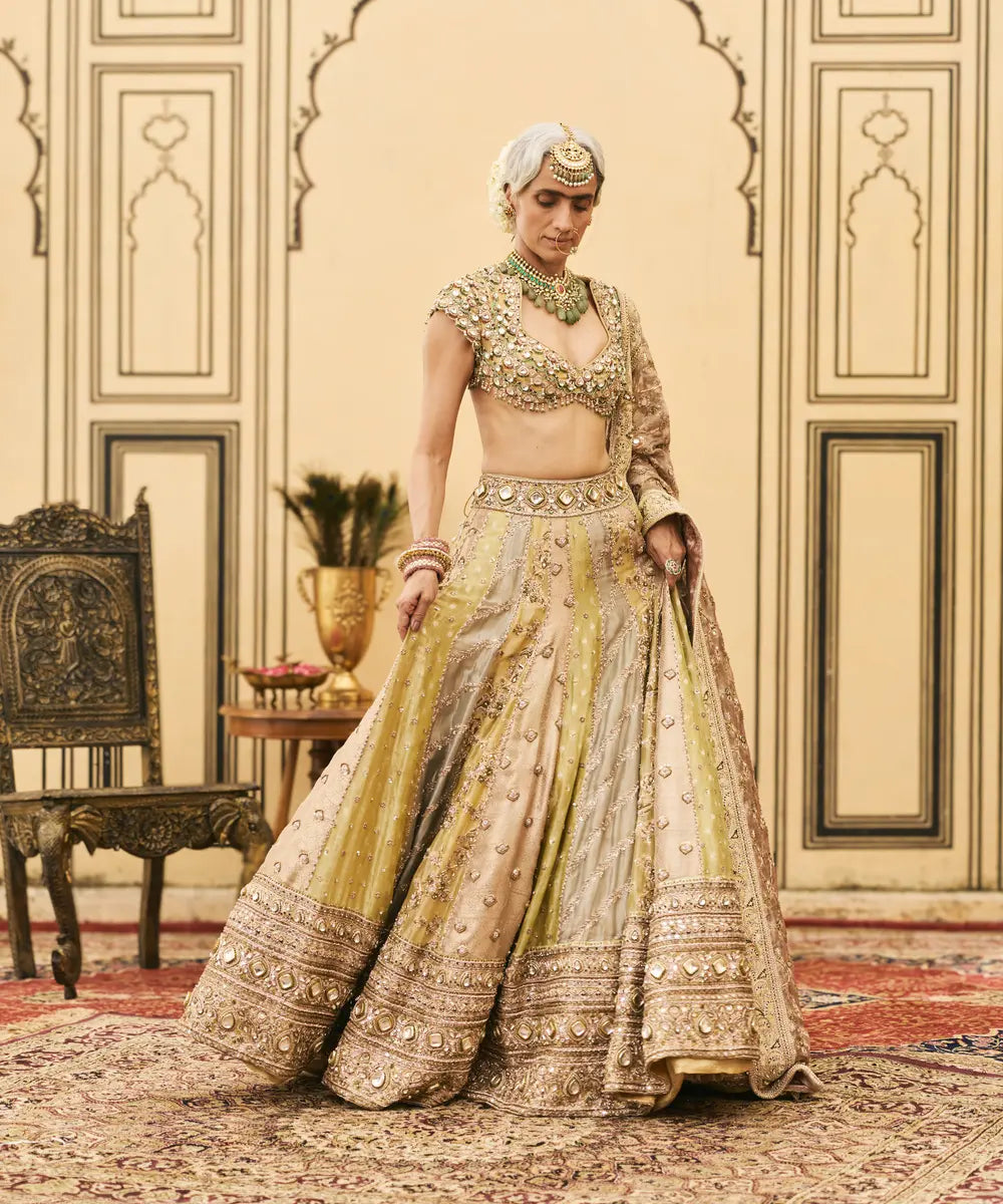 Pallavi Tissue Brocade Lehenga Set