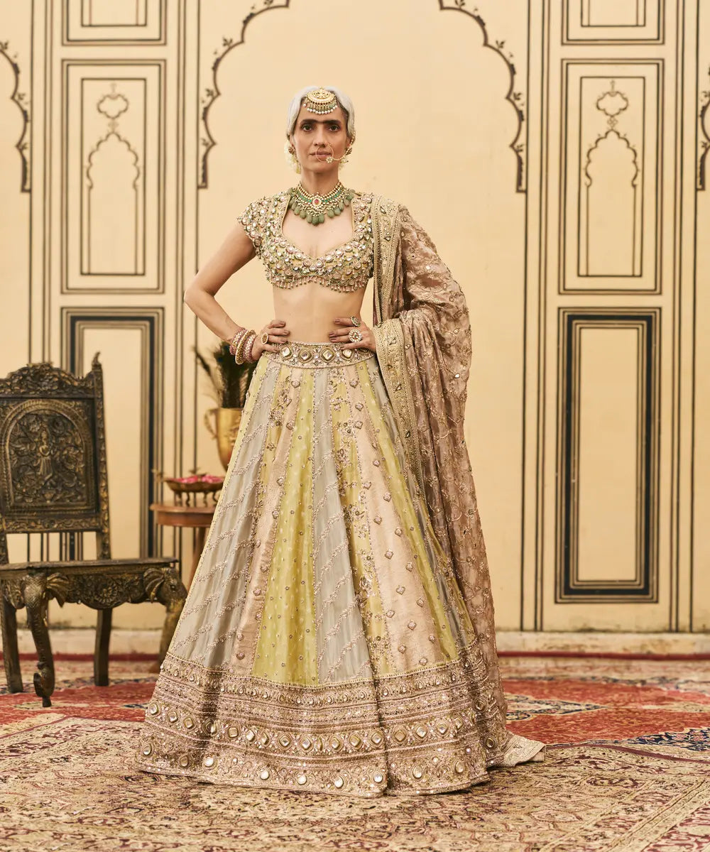 Pallavi Tissue Brocade Lehenga Set