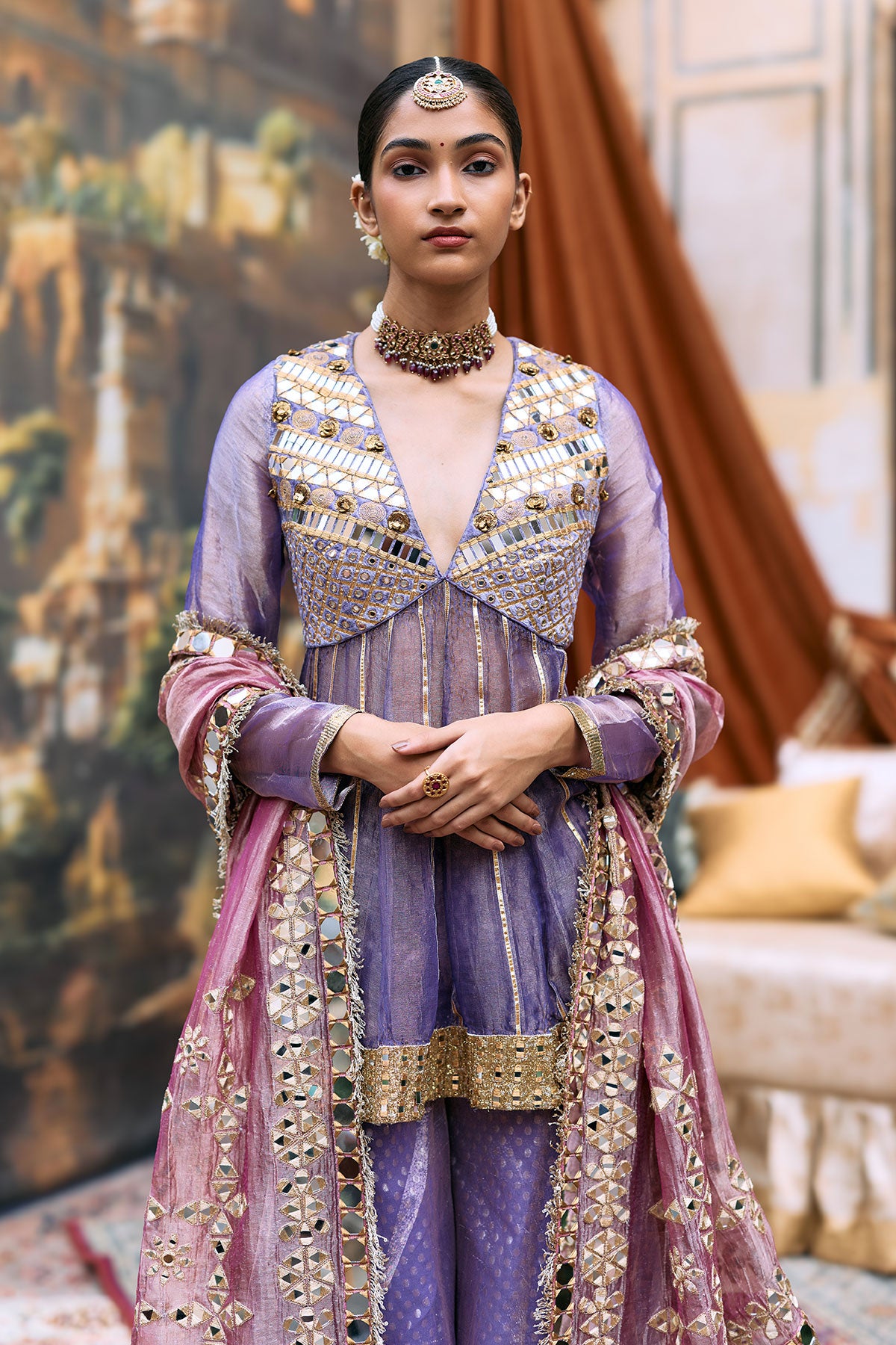 Jamunee Arzoo Peplum Sharara Set