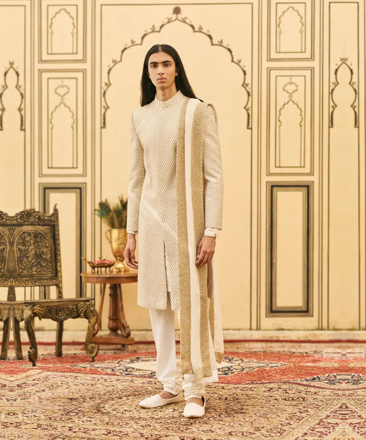 Haimavati Brocade Sherwani Set