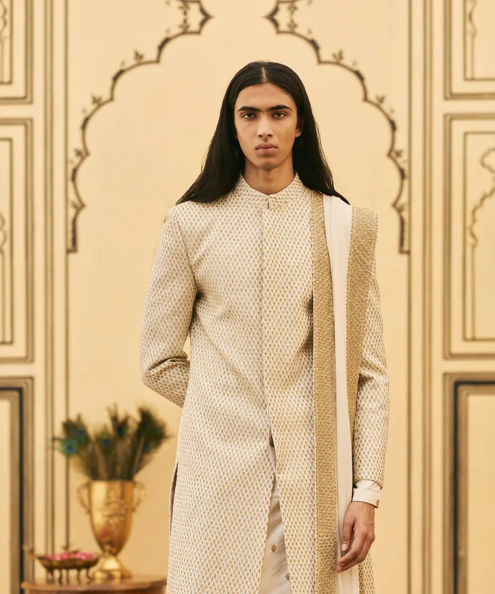 Haimavati Brocade Sherwani Set