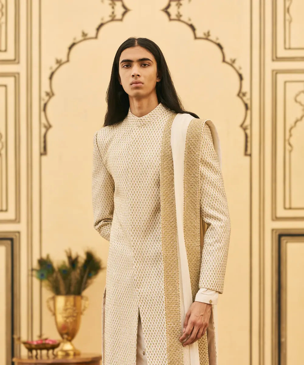Haimavati Brocade Sherwani Set