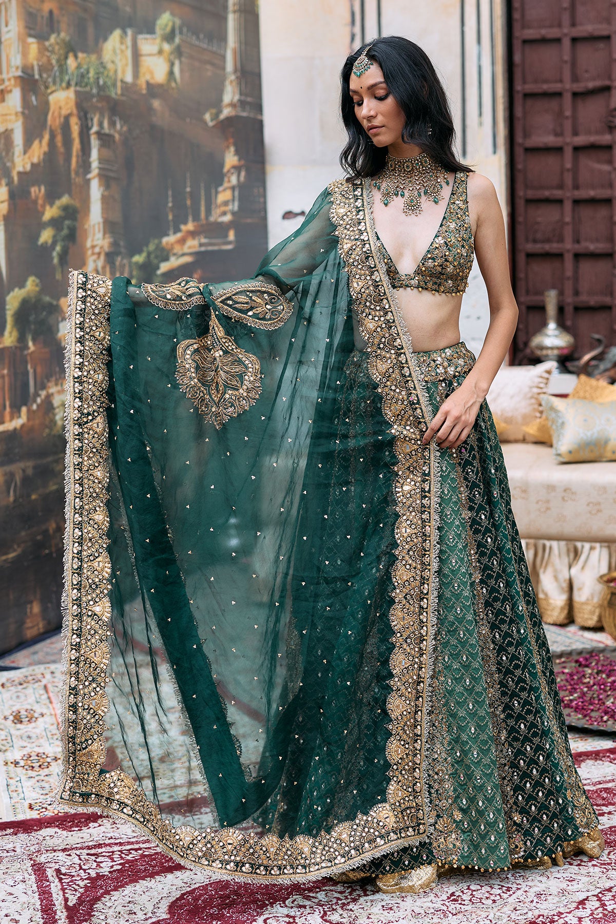 Vaidurya Lehenga Set