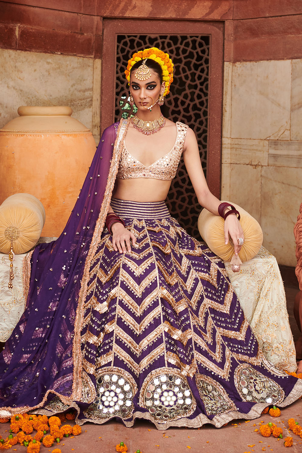 Ulfat Jamuni Lehenga