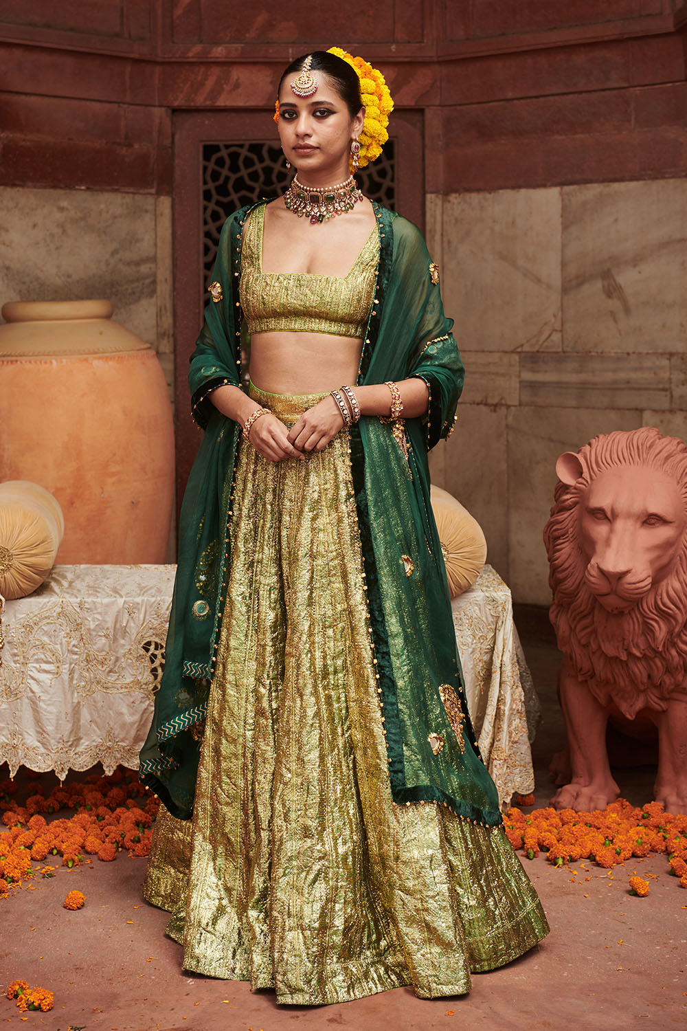 Pushp Lampi Lehenga