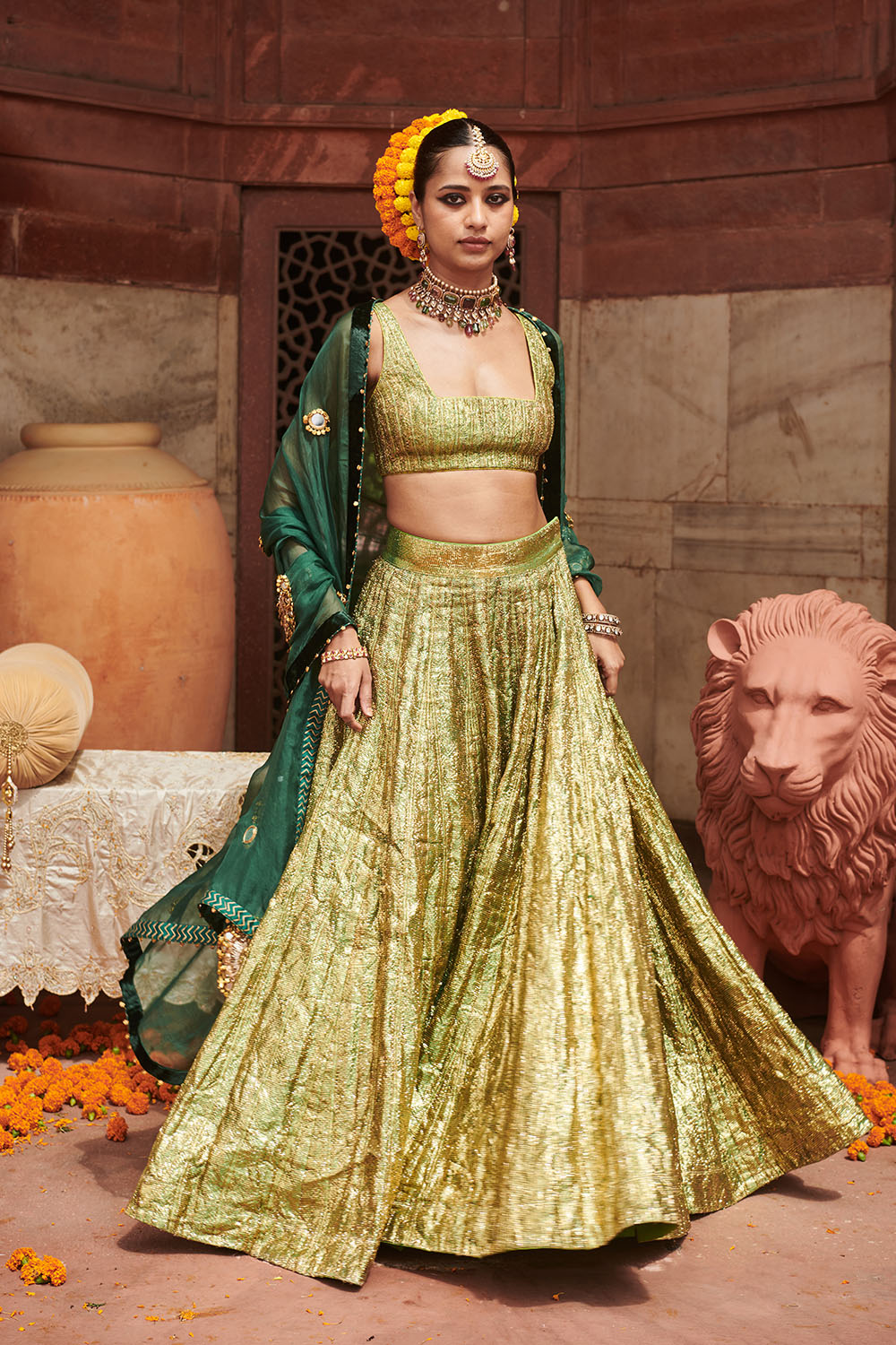 Pushp Lampi Lehenga