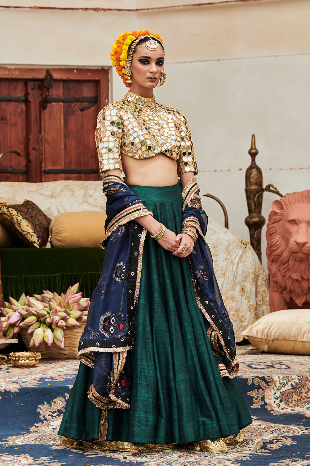 Zamurd Lehenga