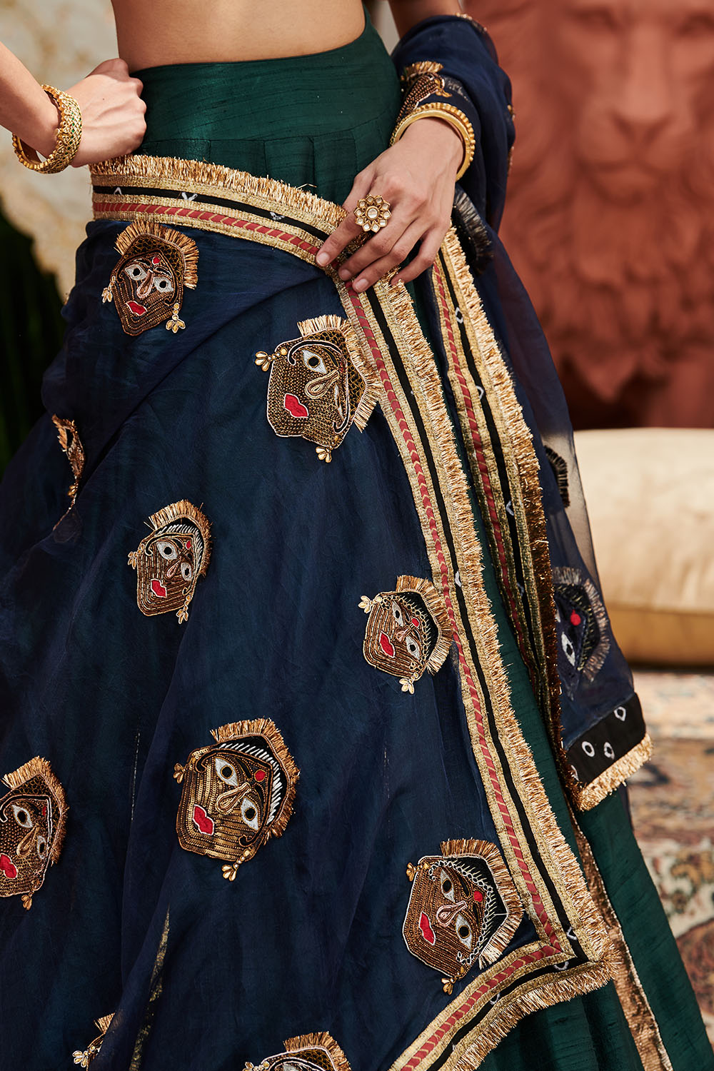 Zamurd Lehenga