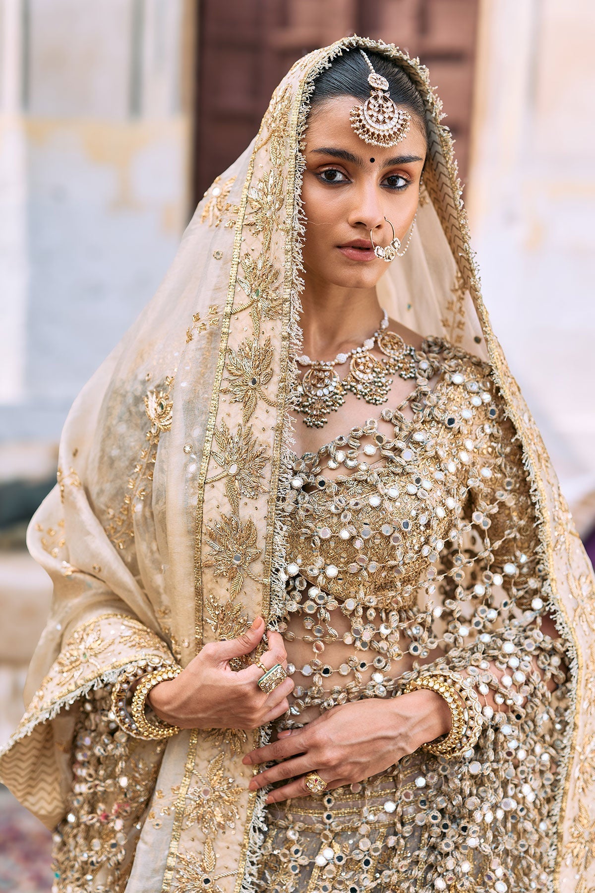Mangalmurti Lehenga Set Without Veil