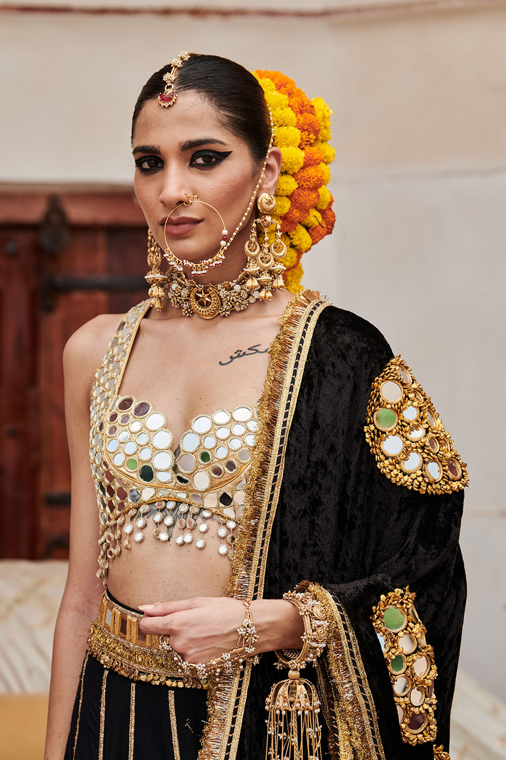 Sheesh Shyama Lehenga