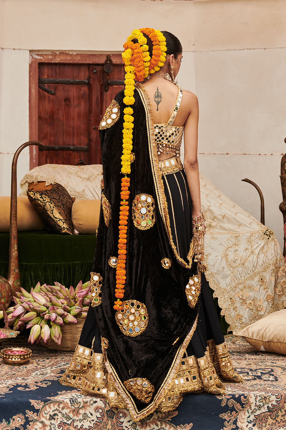 Sheesh Shyama Lehenga