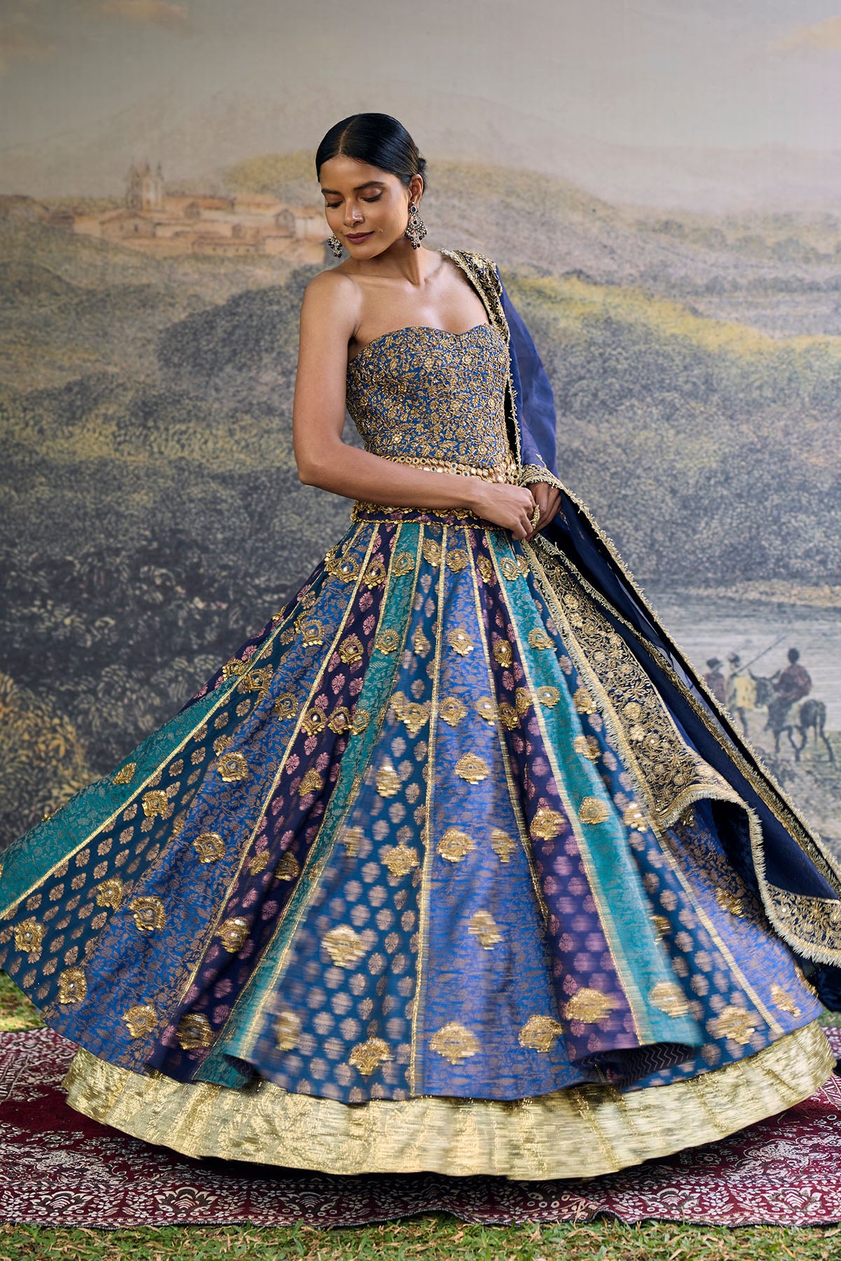 Neelratna Brocade Lehenga Set