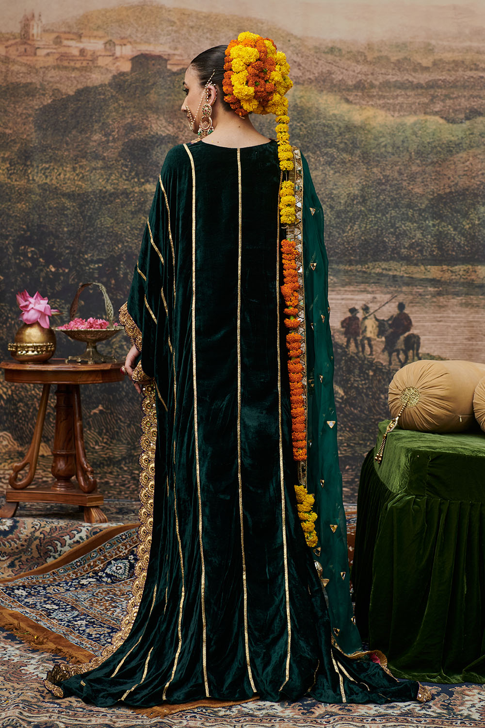 Azal Makhmali Kaftan (Dupatta Excluded)