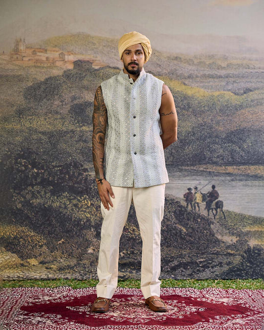 Zoravar Chikankari Bandi Set-A