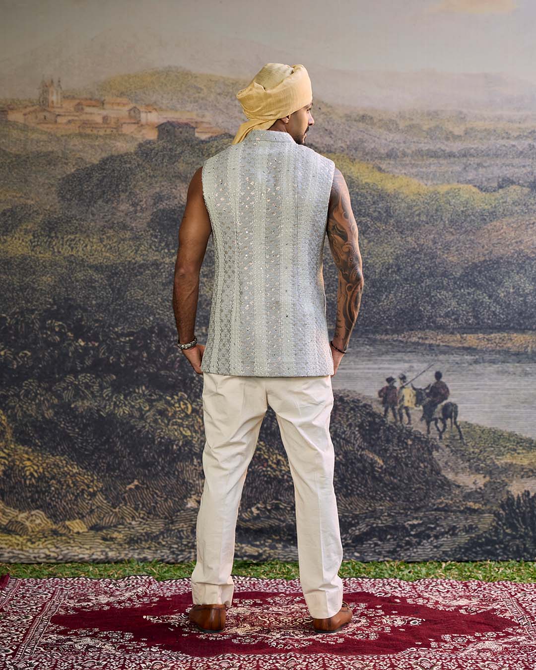 Zoravar Chikankari Bandi Set-A