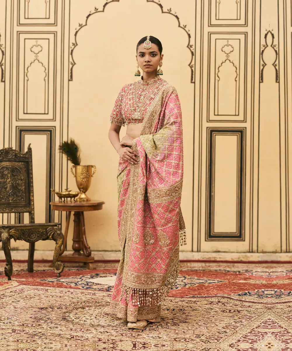 Gulnaar Ombr? Saree Set