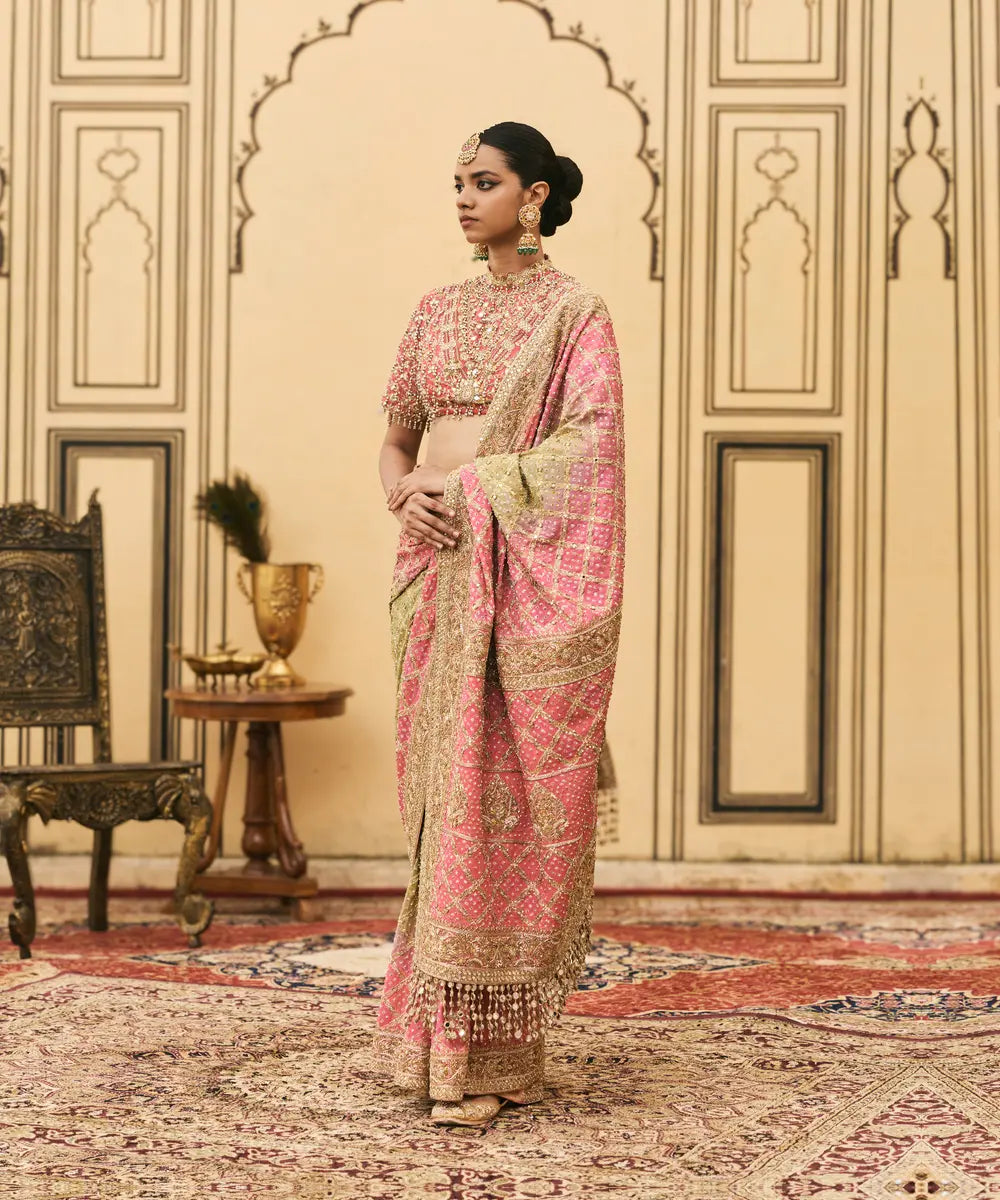 Gulnaar Ombr? Saree Set