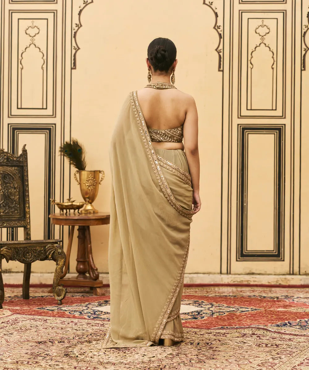 Zaitooni Georgette Saree Set